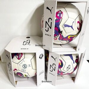 Puma Neymar JR Performance Ball White Soccer Way 1 084078 01 Size 5 LOT OF 3
